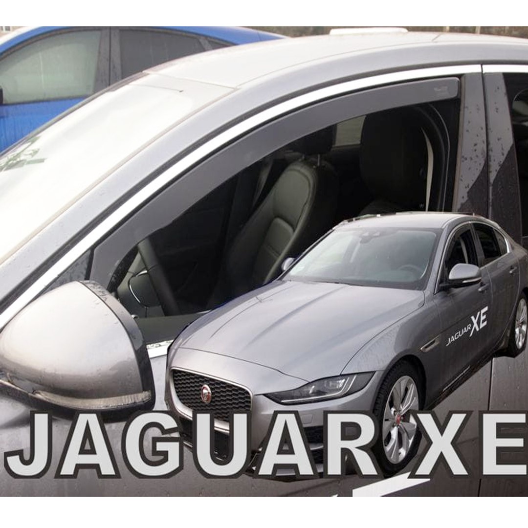 Βλησαρούλης Car Center - ΑΝΕΜΟΘΡΑΥΣΤΕΣ ΓΙΑ JAGUAR XE 4D 2015+ ΖΕΥΓΑΡΙ ΑΠΟ ΕΥΚΑΜΠΤΟ ΦΙΜΕ ΠΛΑΣΤΙΚΟ HEKO - 2 ΤΕΜ.