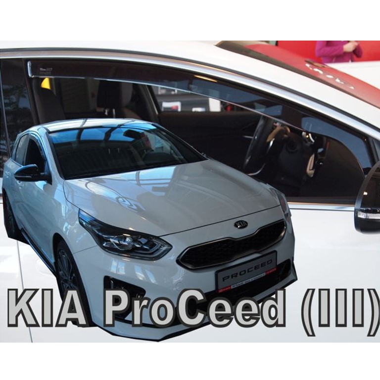 Βλησαρούλης Car Center - ΑΝΕΜΟΘΡΑΥΣΤΕΣ ΓΙΑ KIA PRO CEED III 5D 2019+ ΖΕΥΓΑΡΙ ΑΠΟ ΕΥΚΑΜΠΤΟ ΦΙΜΕ ΠΛΑΣΤΙΚΟ HEKO - 2 ΤΕΜ.