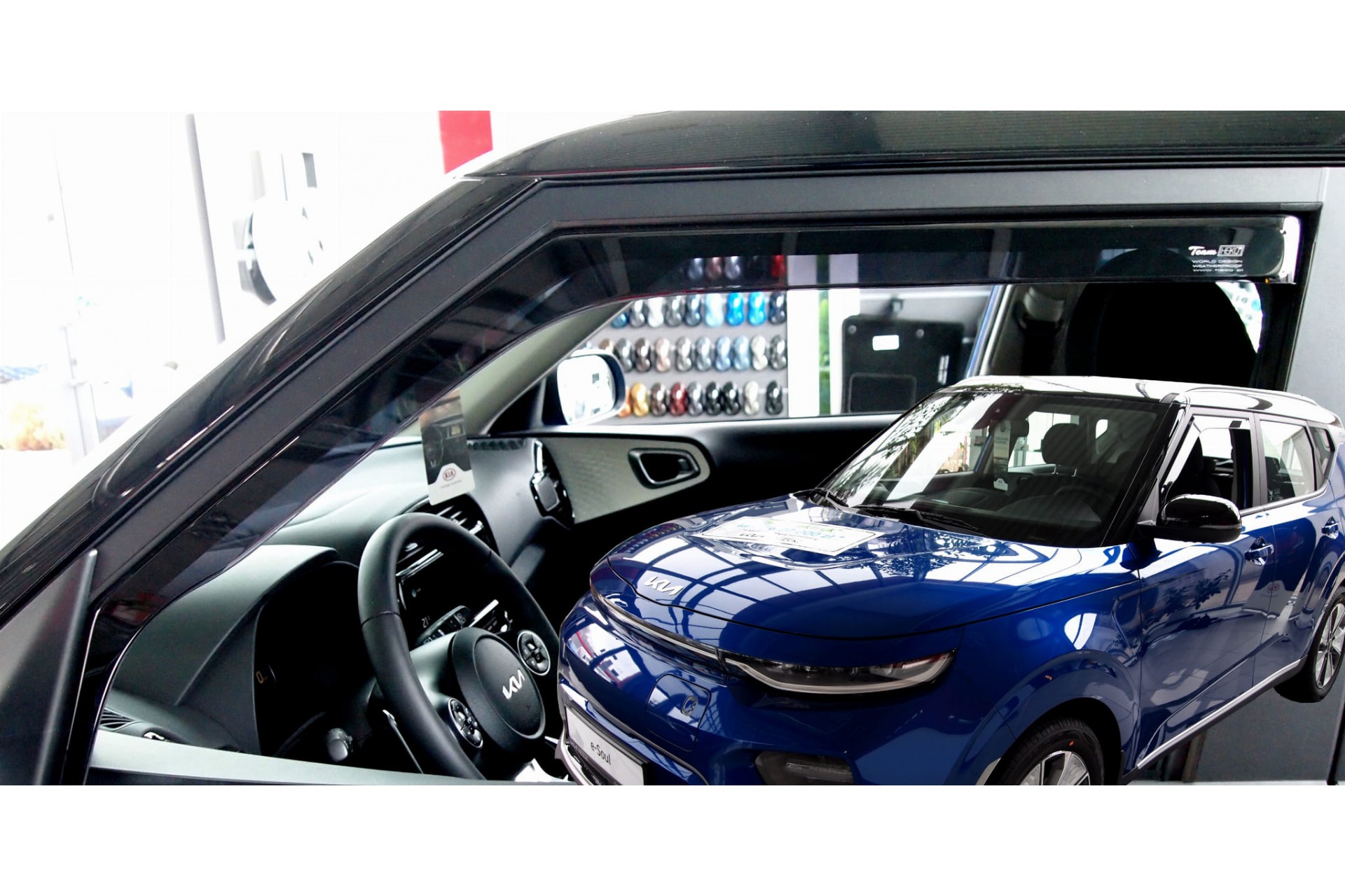 Βλησαρούλης Car Center - ΑΝΕΜΟΘΡΑΥΣΤΕΣ ΓΙΑ KIA E-SOUL 5D 2019+   ΑΥΤΟΚΙΝΗΤΟΥ ΑΠΟ ΕΥΚΑΜΠΤΟ ΦΙΜΕ ΠΛΑΣΤΙΚΟ HEKO - 2 ΤΕΜ.