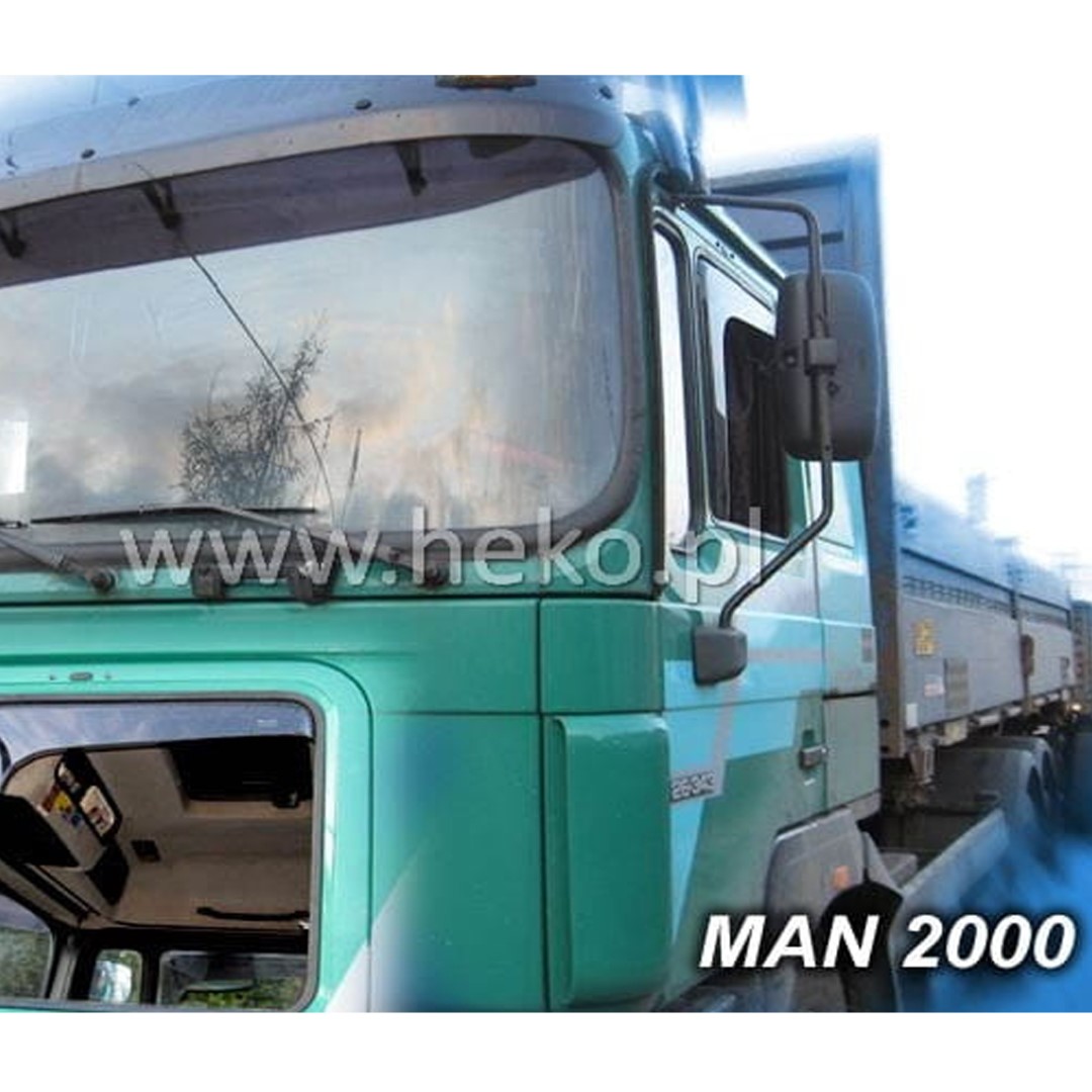 Βλησαρούλης Car Center - ΑΝΕΜΟΘΡΑΥΣΤΕΣ ΓΙΑ MAN Ε.F.Μ 2000 2D 1996+ ΖΕΥΓΑΡΙ ΑΠΟ ΕΥΚΑΜΠΤΟ ΦΙΜΕ ΠΛΑΣΤΙΚΟ HEKO - 2 ΤΕΜ.