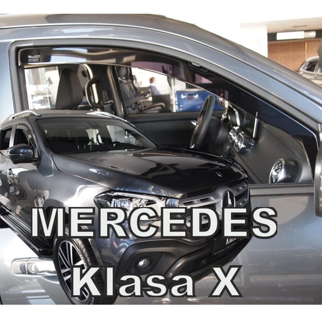 Βλησαρούλης Car Center - ΑΝΕΜΟΘΡΑΥΣΤΕΣ ΓΙΑ MERCEDES X-KLAS W470 4D 2017+ ΖΕΥΓΑΡΙ ΑΠΟ ΕΥΚΑΜΠΤΟ ΦΙΜΕ ΠΛΑΣΤΙΚΟ HEKO - 2 ΤΕΜ.