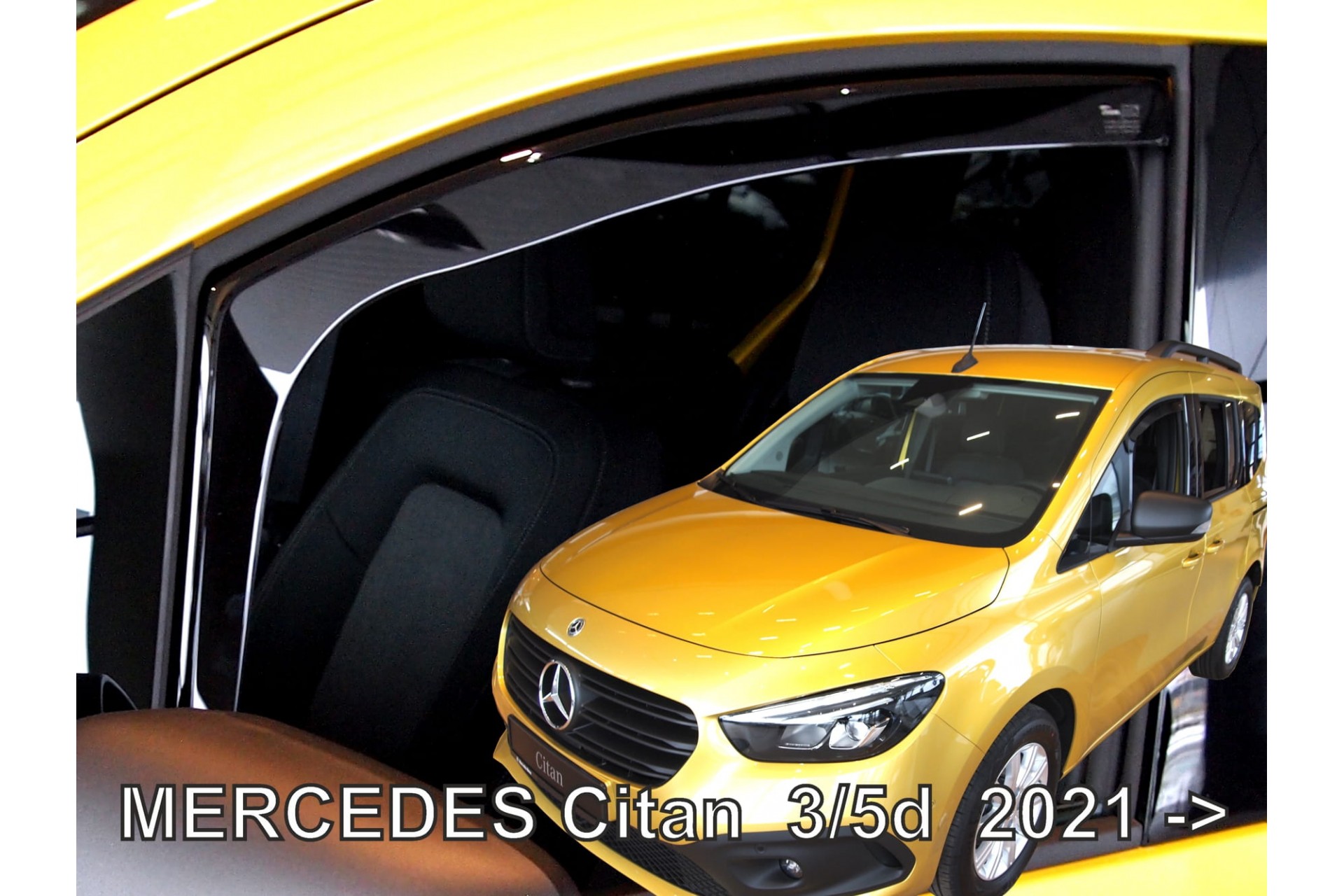 Βλησαρούλης Car Center - ΑΝΕΜΟΘΡΑΥΣΤΕΣ ΓΙΑ MECEDES CITAN 3/5D 2021+ ΖΕΥΓΑΡΙ ΑΠΟ ΕΥΚΑΜΠΤΟ ΦΙΜΕ ΠΛΑΣΤΙΚΟ HEKO - 2 ΤΕΜ.