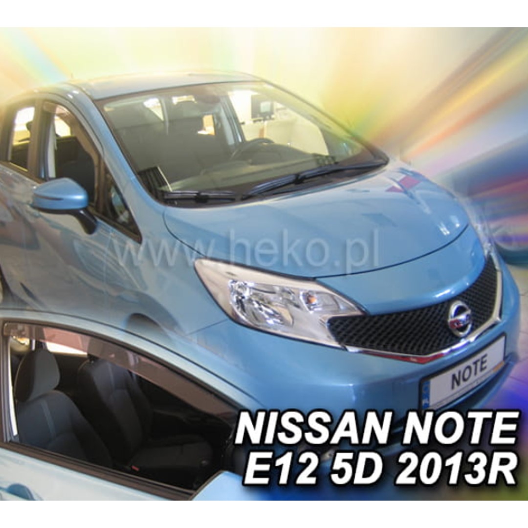 Βλησαρούλης Car Center - ΑΝΕΜΟΘΡΑΥΣΤΕΣ ΓΙΑ NISSAN NOTE E12 5D 2013+ ΖΕΥΓΑΡΙ ΑΠΟ ΕΥΚΑΜΠΤΟ ΦΙΜΕ ΠΛΑΣΤΙΚΟ HEKO - 2 ΤΕΜ.