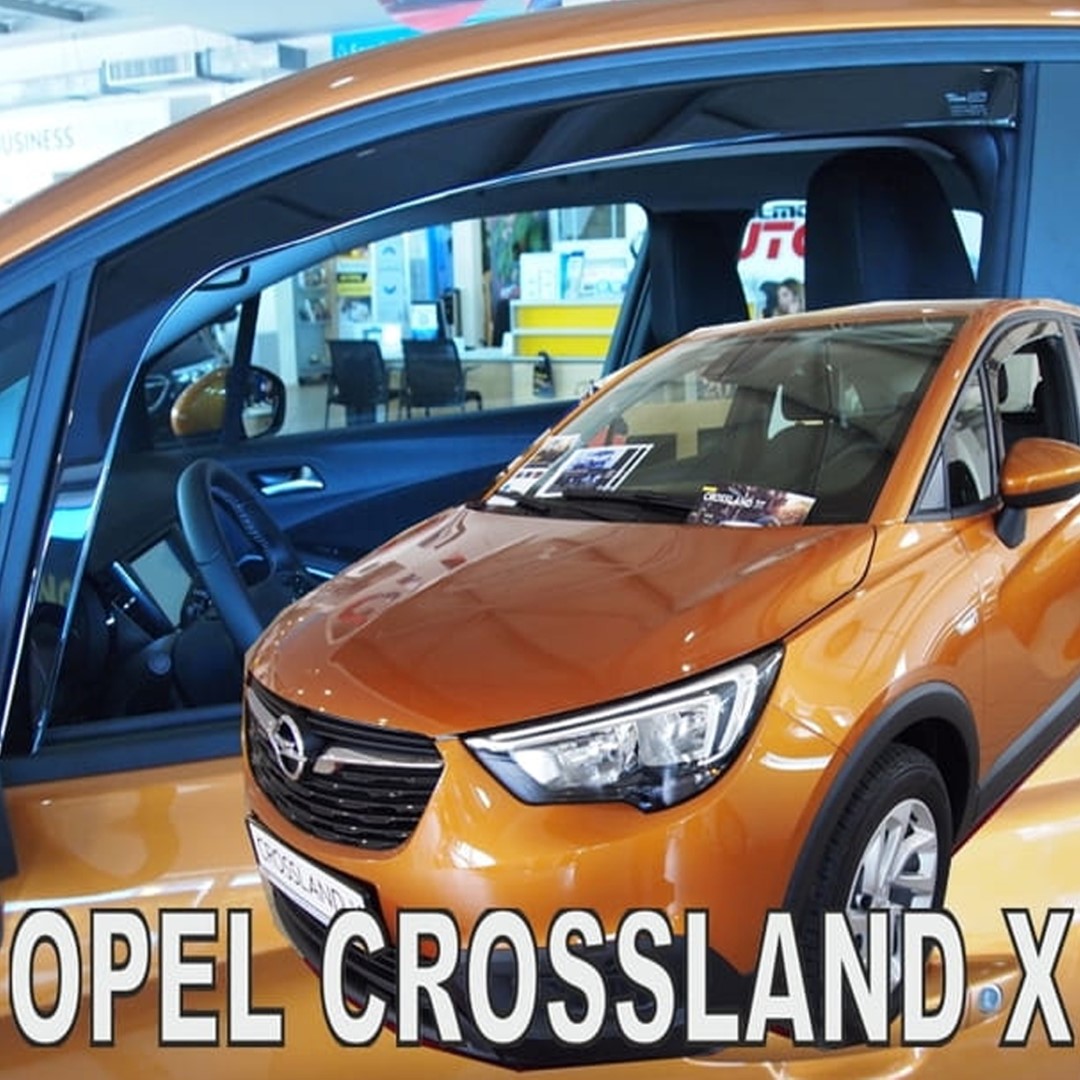 Βλησαρούλης Car Center - ΑΝΕΜΟΘΡΑΥΣΤΕΣ ΓΙΑ OPEL CROSSLAND X 5D 2017+ ΖΕΥΓΑΡΙ ΑΥΤΟΚΙΝΗΤΟΥ ΑΠΟ ΕΥΚΑΜΠΤΟ ΦΙΜΕ ΠΛΑΣΤΙΚΟ HEKO - 2 ΤΕΜ.