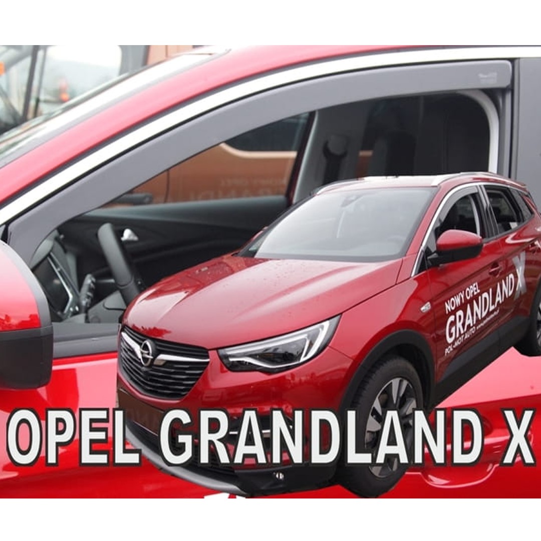 Βλησαρούλης Car Center - ΑΝΕΜΟΘΡΑΥΣΤΕΣ ΓΙΑ OPEL GRANDLAND X 5D 2017+ ΖΕΥΓΑΡΙ ΑΠΟ ΕΥΚΑΜΠΤΟ ΦΙΜΕ ΠΛΑΣΤΙΚΟ HEKO - 2 ΤΕΜ.