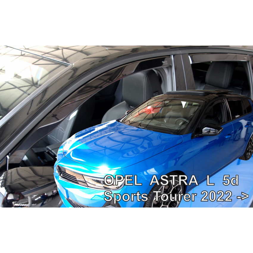 Βλησαρούλης Car Center - ΑΝΕΜΟΘΡΑΥΣΤΕΣ ΓΙΑ OPEL ASTRA L 5D SPORTS TOURER ESTATE 2022+? ΣΕΤ ΑΥΤΟΚΙΝΗΤΟΥ ΑΠΟ ΕΥΚΑΜΠΤΟ ΦΙΜΕ ΠΛΑΣΤΙΚΟ HEKO - 4 ΤΕΜ.