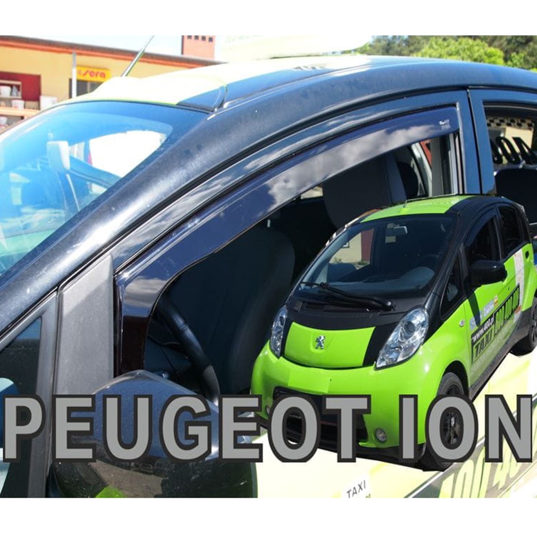 Βλησαρούλης Car Center - ΑΝΕΜΟΘΡΑΥΣΤΕΣ ΓΙΑ PEUGEOT iOn 5D 2010-2015 ΖΕΥΓΑΡΙ ΑΠΟ ΕΥΚΑΜΠΤΟ ΦΙΜΕ ΠΛΑΣΤΙΚΟ HEKO - 2 ΤΕΜ.