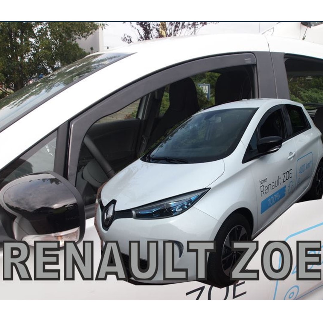 Βλησαρούλης Car Center - ΑΝΕΜΟΘΡΑΥΣΤΕΣ ΓΙΑ RENAULT ZOE 5D 2012+ ΖΕΥΓΑΡΙ ΑΠΟ ΕΥΚΑΜΠΤΟ ΦΙΜΕ ΠΛΑΣΤΙΚΟ HEKO - 2 ΤΕΜ.
