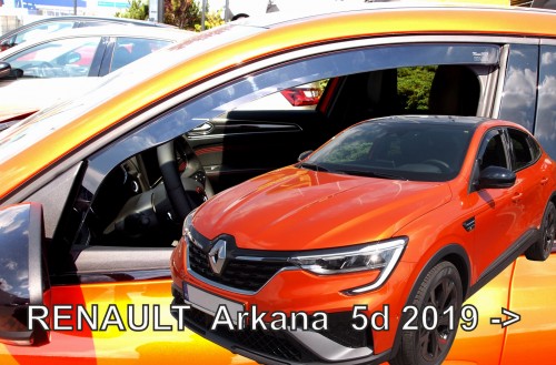 Βλησαρούλης Car Center - ΑΝΕΜΟΘΡΑΥΣΤΕΣ ΓΙΑ RENAULT ARKANA 5D 2019+ ΑΥΤΟΚΙΝΗΤΟΥ ΑΠΟ ΕΥΚΑΜΠΤΟ ΦΙΜΕ ΠΛΑΣΤΙΚΟ HEKO - 2 ΤΕΜ.