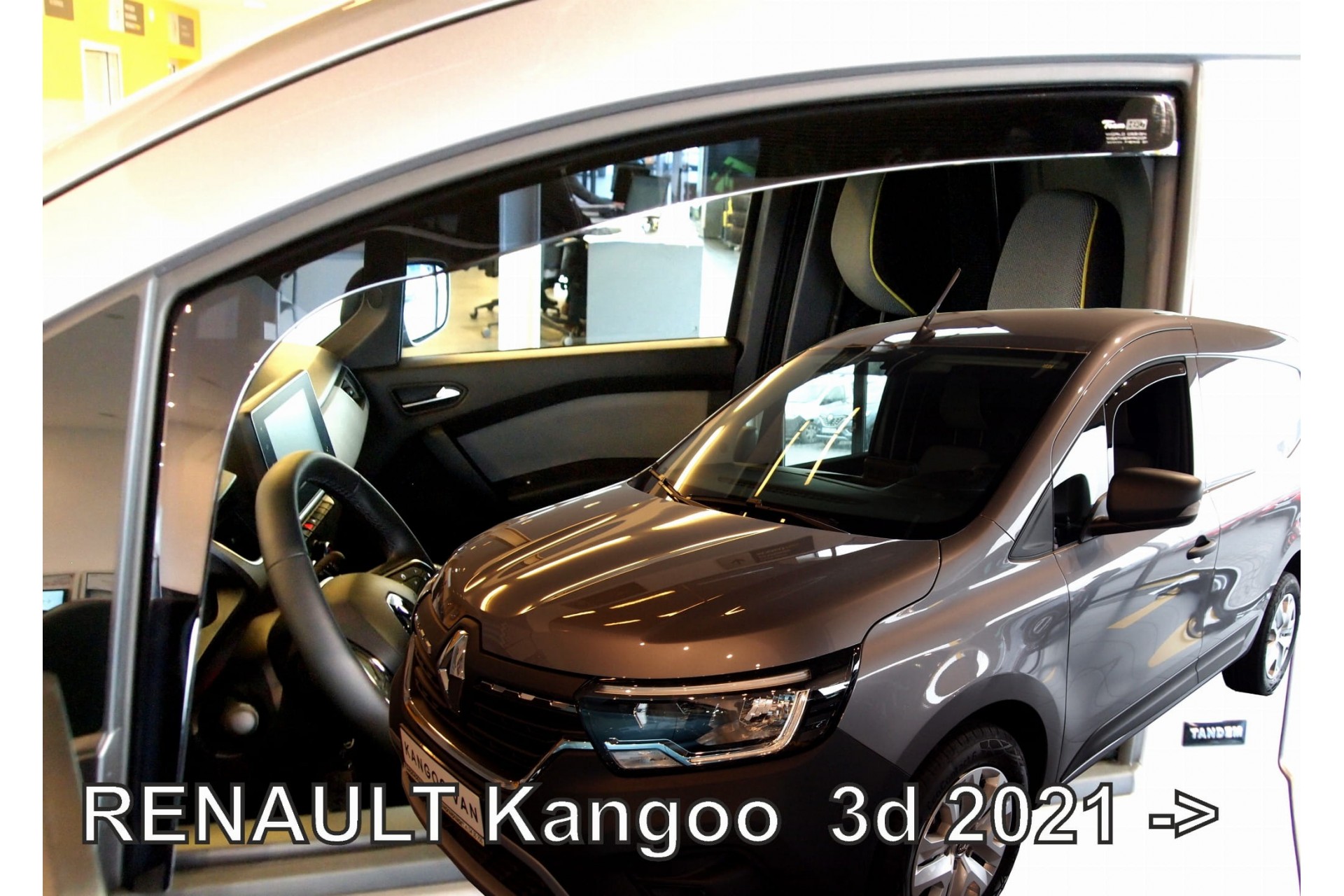 Βλησαρούλης Car Center - ΑΝΕΜΟΘΡΑΥΣΤΕΣ ΓΙΑ RENAULT KANGOO 3D 2021+  ΖΕΥΓΑΡΙ ΑΠΟ ΕΥΚΑΜΠΤΟ ΦΙΜΕ ΠΛΑΣΤΙΚΟ HEKO - 2 ΤΕΜ.