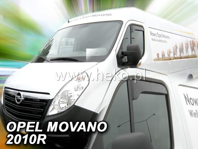 Βλησαρούλης Car Center - ΑΝΕΜΟΘΡΑΥΣΤΕΣ ΓΙΑ OPEL MOVANO / RENAULT MASTER 2010+ ΖΕΥΓΑΡΙ ΑΠΟ ΕΥΚΑΜΠΤΟ ΦΙΜΕ ΠΛΑΣΤΙΚΟ HEKO - 2 ΤΕΜ.
