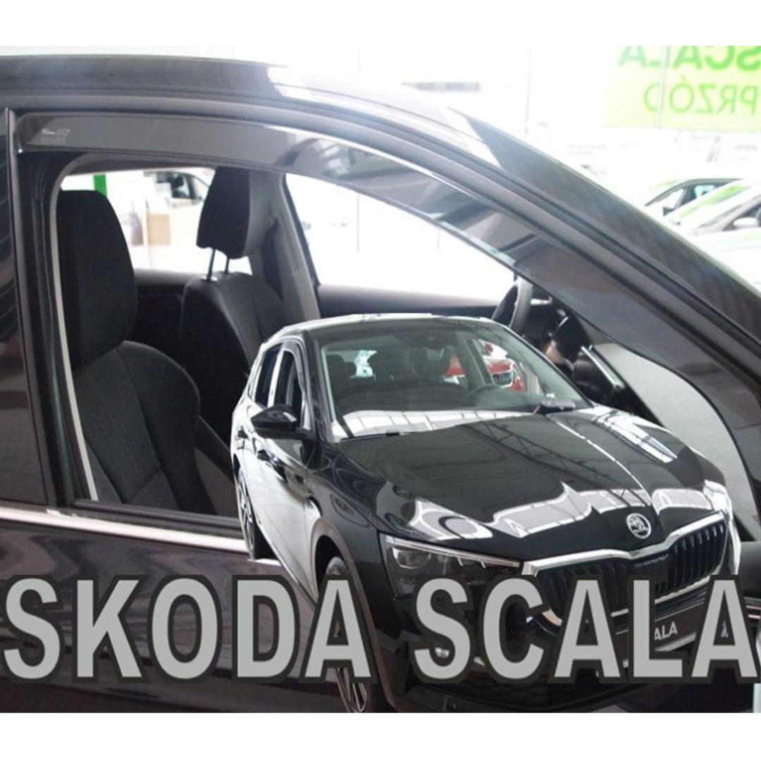 Βλησαρούλης Car Center - ΑΝΕΜΟΘΡΑΥΣΤΕΣ ΓΙΑ SKODA SCALA 5D 2019+ ΖΕΥΓΑΡΙ ΑΠΟ ΕΥΚΑΜΠΤΟ ΦΙΜΕ ΠΛΑΣΤΙΚΟ HEKO - 2 ΤΕΜ.