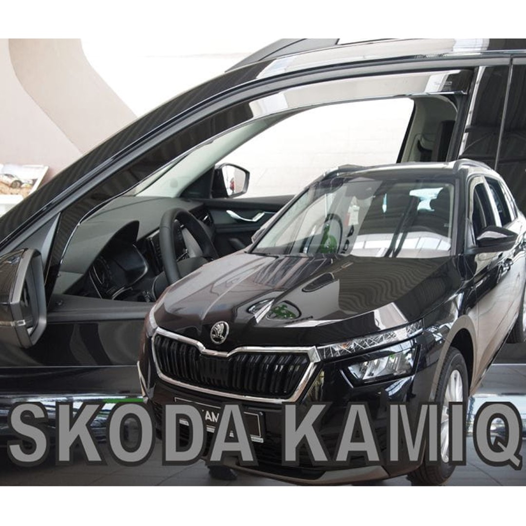 Βλησαρούλης Car Center - Heko - Ανεμοθραύστες Για Skoda Kamiq (Nw) 12/2019 > 02/2024 5πορτο / SUV Ζευγάρι Από Εύκαμπτο Φιμέ Πλαστικό - 2 τεμ. (ΑΝΕΜ.28354)