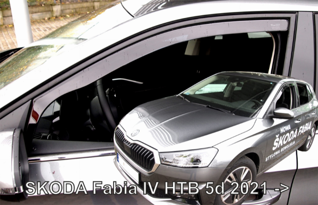 Βλησαρούλης Car Center - ΑΝΕΜΟΘΡΑΥΣΤΕΣ ΓΙΑ SKODA FABIA HTB 5D 2021+ ΖΕΥΓΑΡΙ ΑΠΟ ΕΥΚΑΜΠΤΟ ΦΙΜΕ ΠΛΑΣΤΙΚΟ HEKO - 2 ΤΕΜ.