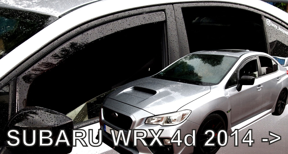 Βλησαρούλης Car Center - ΑΝΕΜΟΘΡΑΥΣΤΕΣ ΓΙΑ SUBARU WRX 4D 2014+ ΖΕΥΓΑΡΙ ΑΠΟ ΕΥΚΑΜΠΤΟ ΦΙΜΕ ΠΛΑΣΤΙΚΟ HEKO - 2 ΤΕΜ.
