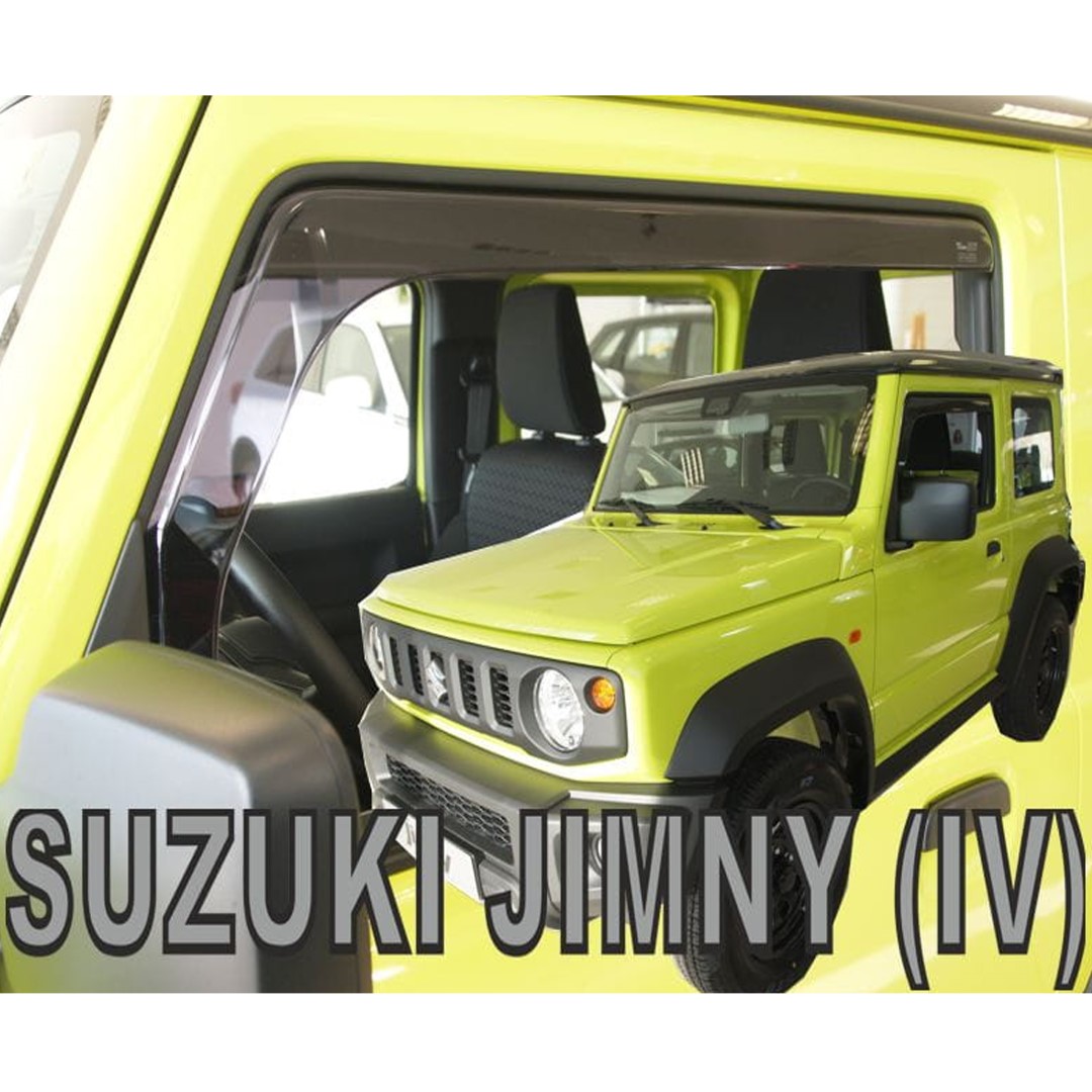 Βλησαρούλης Car Center - ΑΝΕΜΟΘΡΑΥΣΤΕΣ ΓΙΑ SUZUKI JIMNY 3D 2018+ ΖΕΥΓΑΡΙ ΑΠΟ ΕΥΚΑΜΠΤΟ ΦΙΜΕ ΠΛΑΣΤΙΚΟ HEKO - 2 ΤΕΜ.