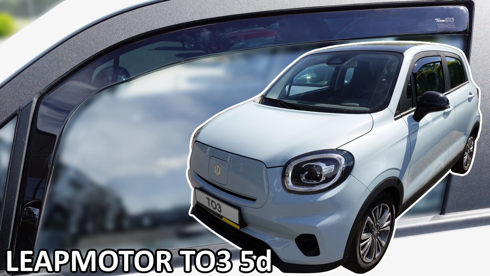 Βλησαρούλης Car Center - Heko - Ανεμοθραύστες Παραθύρων Για Leapmotor T03 2020 > 5πορτο υλικό Acrylic Χρώμα Φιμέ - 2 τεμ. (ΑΝΕΜ.29119)