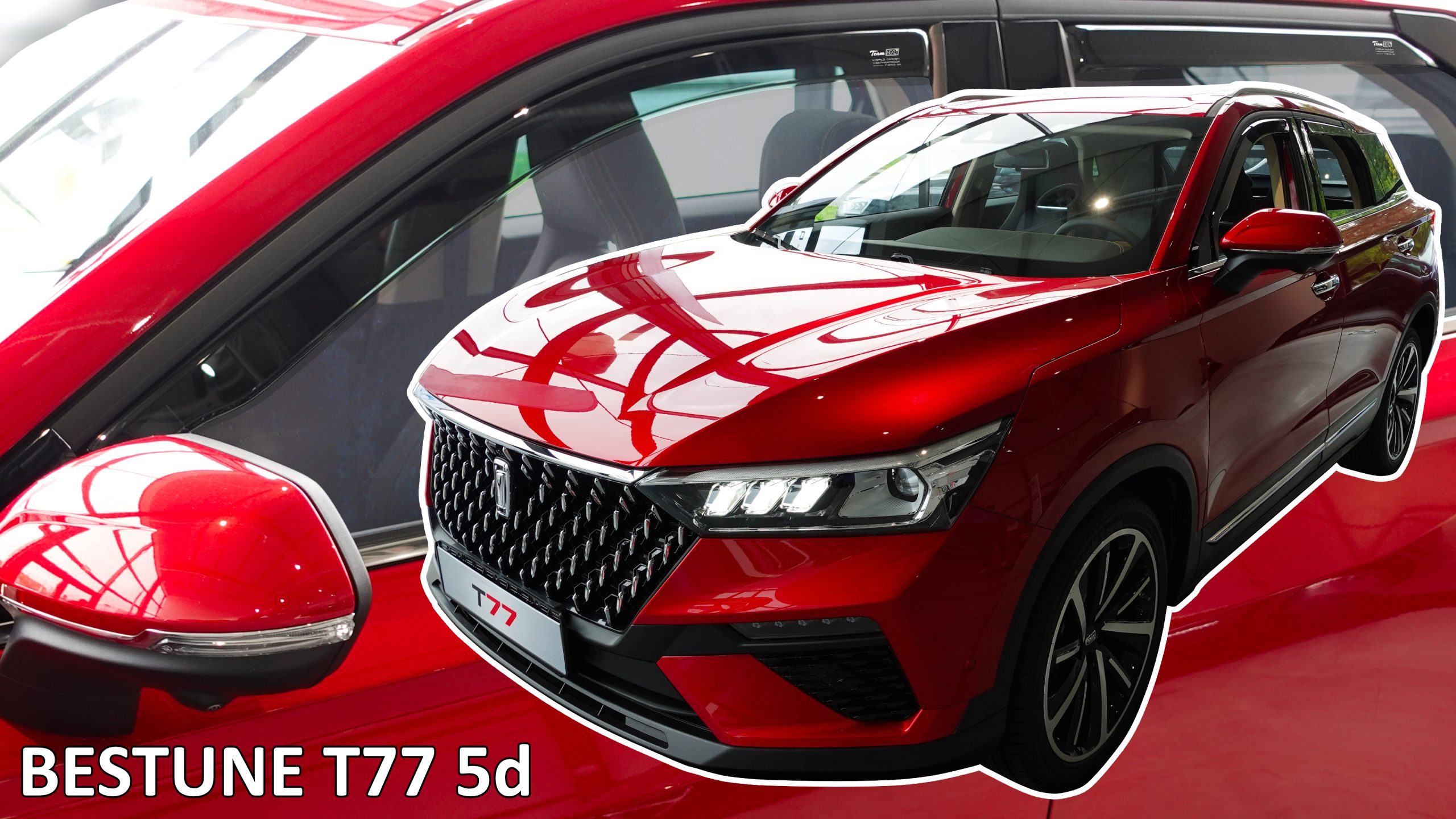 Βλησαρούλης Car Center - Heko - Ανεμοθραύστες Παραθύρων Για Bestune T77 2020 > 5πορτο υλικό Acrylic Χρώμα Φιμέ - 4 τεμ. (ΑΝΕΜ.SET29134)
