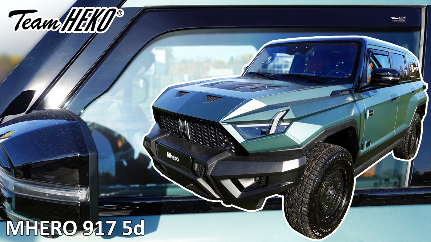Βλησαρούλης Car Center - Heko - Ανεμοθραύστες για M-Hero 917 5 Doors 2023+ Ζευγάρι Απο Εύκαμπτο Φιμέ Πλαστικό - 2 τεμ. (ΑΝΕΜ.29141)