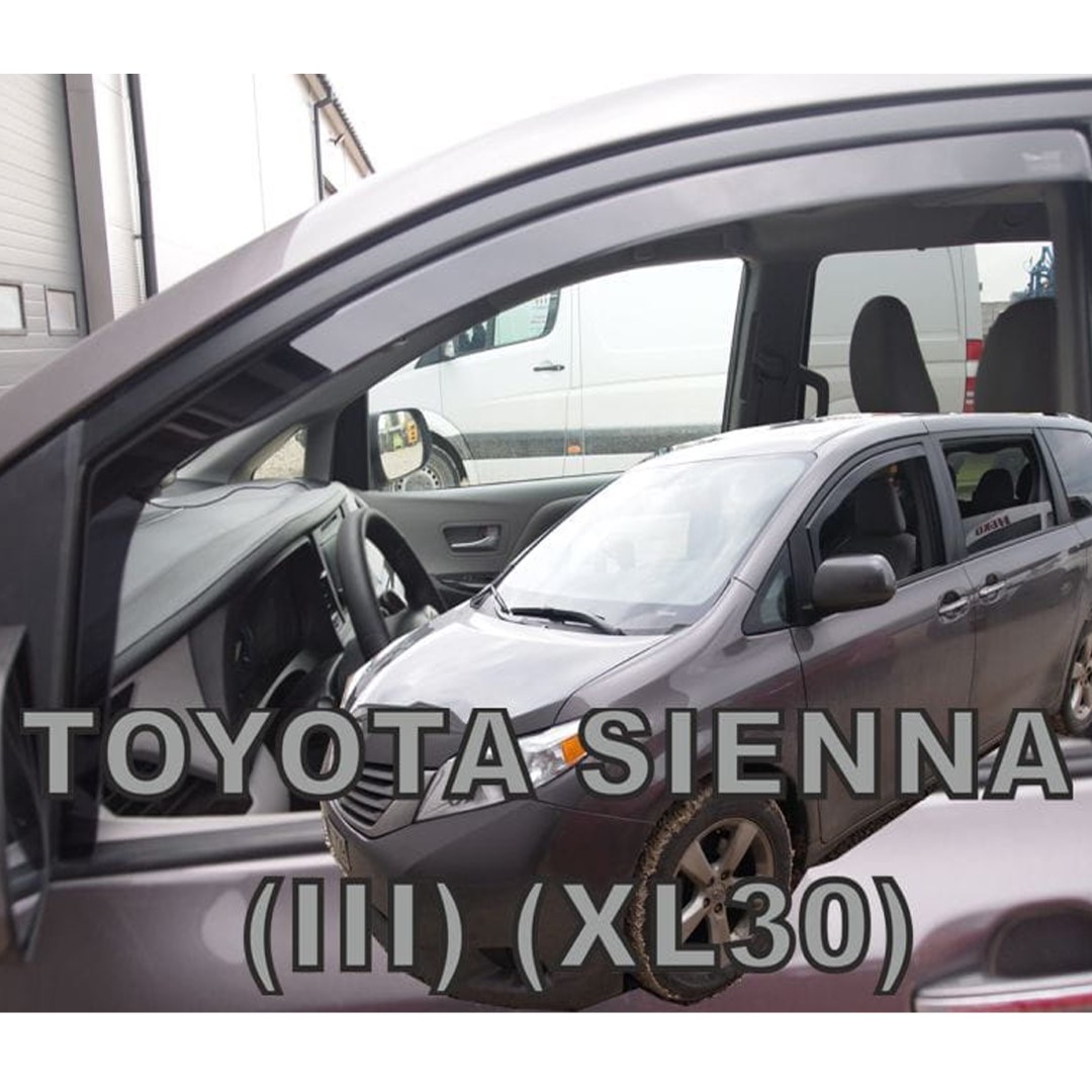 Βλησαρούλης Car Center - ΑΝΕΜΟΘΡΑΥΣΤΕΣ ΓΙΑ TOYOTA SIENNA III XL30 5D 2010+ ΖΕΥΓΑΡΙ ΑΠΟ ΕΥΚΑΜΠΤΟ ΦΙΜΕ ΠΛΑΣΤΙΚΟ HEKO - 2 ΤΕΜ.