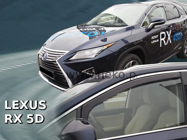 Βλησαρούλης Car Center - ΑΝΕΜΟΘΡΑΥΣΤΕΣ ΓΙΑ LEXUS RX 5D 2016+   ΖΕΥΓΑΡΙ ΑΥΤΟΚΙΝΗΤΟΥ ΑΠΟ ΕΥΚΑΜΠΤΟ ΦΙΜΕ ΠΛΑΣΤΙΚΟ HEKO - 2 ΤΕΜ.