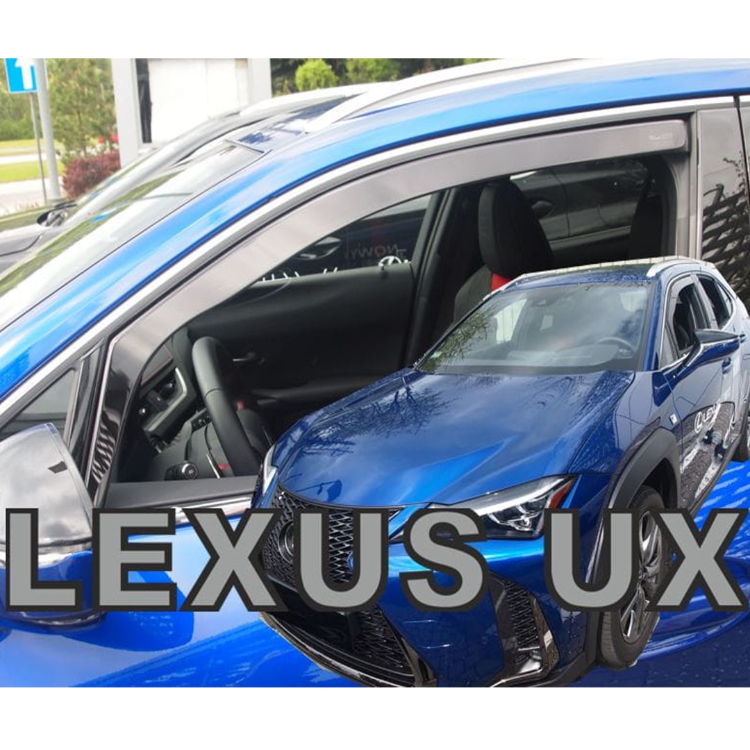 Βλησαρούλης Car Center - ΑΝΕΜΟΘΡΑΥΣΤΕΣ ΓΙΑ LEXUS UX 5D 2019+ ΖΕΥΓΑΡΙ ΑΠΟ ΕΥΚΑΜΠΤΟ ΦΙΜΕ ΠΛΑΣΤΙΚΟ HEKO - 2 ΤΕΜ.