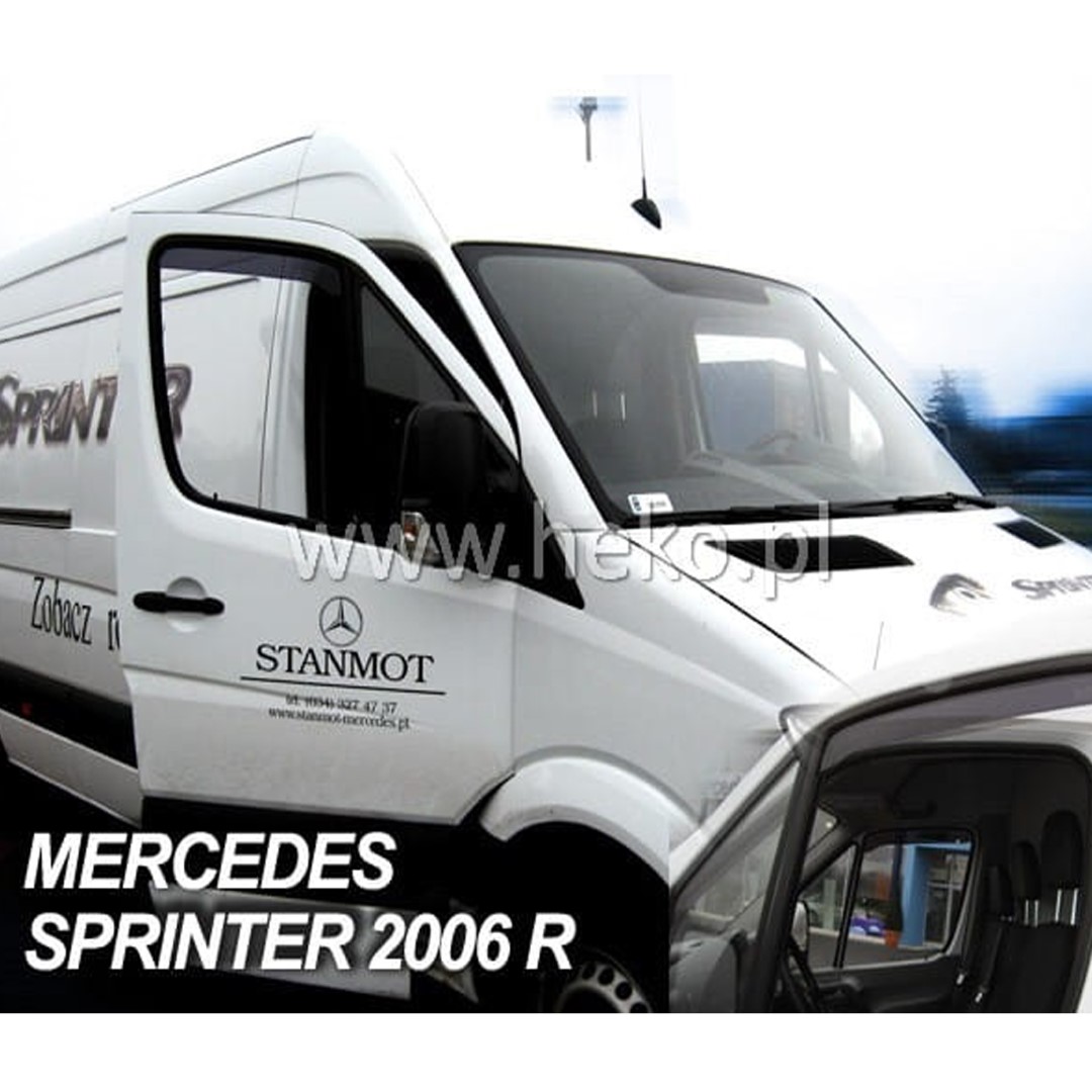 Βλησαρούλης Car Center - ΑΝΕΜΟΘΡΑΥΣΤΕΣ ΓΙΑ MERCEDES SPRINTER W906 2006-2018 (ΚΟΝΤΟ) ΖΕΥΓΑΡΙ ΑΠΟ ΕΥΚΑΜΠΤΟ ΦΙΜΕ ΠΛΑΣΤΙΚΟ HEKO - 2 ΤΕΜ.
