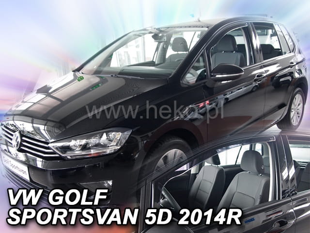 Βλησαρούλης Car Center - ΑΝΕΜΟΘΡΑΥΣΤΕΣ ΓΙΑ VW GOLF SPORTSVAN 5D 2014-2020 ΖΕΥΓΑΡΙ ΑΥΤΟΚΙΝΗΤΟΥ ΑΠΟ ΕΥΚΑΜΠΤΟ ΦΙΜΕ ΠΛΑΣΤΙΚΟ HEKO - 2 ΤΕΜ.