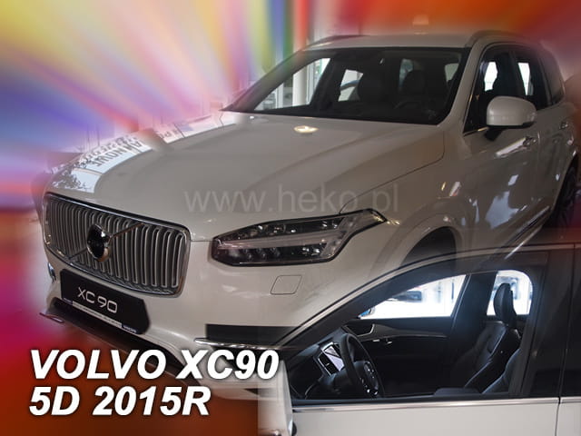 Βλησαρούλης Car Center - ΑΝΕΜΟΘΡΑΥΣΤΕΣ ΓΙΑ VOLVO XC90 5D 2015+  ΖΕΥΓΑΡΙ ΑΥΤΟΚΙΝΗΤΟΥ ΑΠΟ ΕΥΚΑΜΠΤΟ ΦΙΜΕ ΠΛΑΣΤΙΚΟ HEKO - 2 ΤΕΜ.