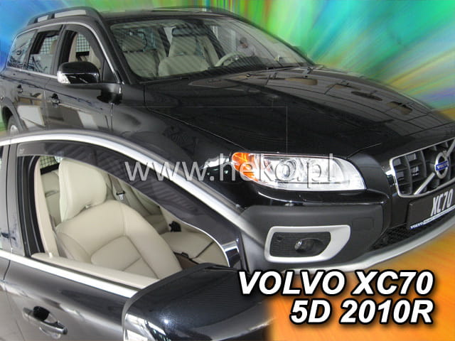 Βλησαρούλης Car Center - ΑΝΕΜΟΘΡΑΥΣΤΕΣ ΓΙΑ VOLVO S80 4D 2006+/ VOLVO V70 /XC 5D 2007-2016 ΖΕΥΓΑΡΙ ΑΠΟ ΕΥΚΑΜΠΤΟ ΦΙΜΕ ΠΛΑΣΤΙΚΟ HEKO - 2 ΤΕΜ.