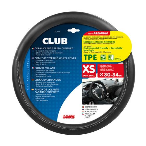 Βλησαρούλης Car Center - Lampa - Κάλυμμα Τιμονιού Αυτοκινήτου Club 30-34cm υλικό Ultra Soft Skeentex Άοσμο Αεριζόμενες Αγωνιστικές Λαβές Κόκκινο για Επιβατικά Αυτοκίνητα - 1 τεμ. (L3298.2)