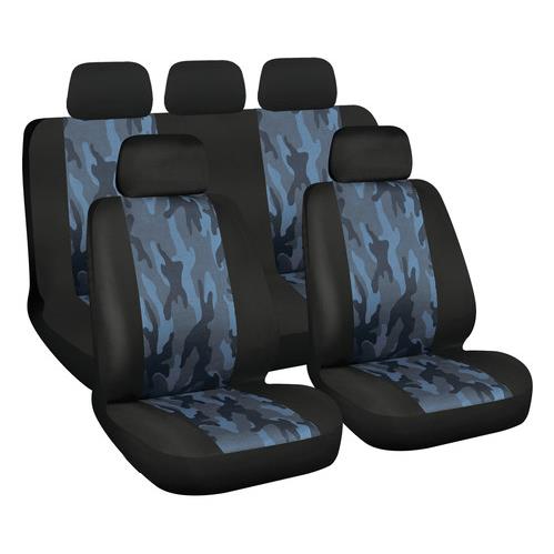 Βλησαρούλης Car Center - Lampa - ΚΑΛΥΜΜΑΤΑ ΚΑΘΙΣΜΑΤΩΝ CAMO NAVY FASHION-TREND SERIES ΠΑΡΑΛΛΑΓΗΣ ΣΕΤ - 9 τεμ. (L5467.2)