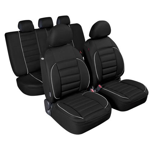 Βλησαρούλης Car Center - Καλύμματα Καθισμάτων DE-LUXE SPORT EDITION Υφασμα JACQUARD Σετ 4τεμ. Μαύρο