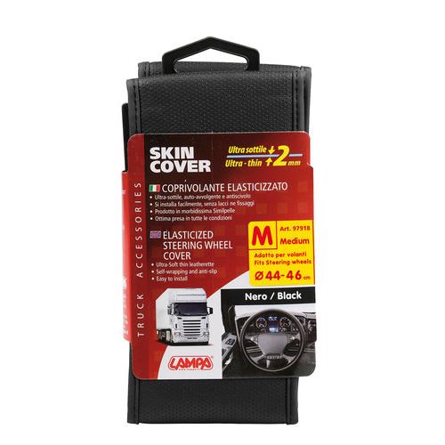 Βλησαρούλης Car Center - ΚΑΛΥΜΜΑ ΤΙΜΟΝΙΟΥ ΦΟΡΤΗΓΟΥ 44/46cm (M) SKIN-COVER ΜΑΥΡΟ ΕΛΑΣΤΙΚΟ 2mm ΠΑΧΟΣ