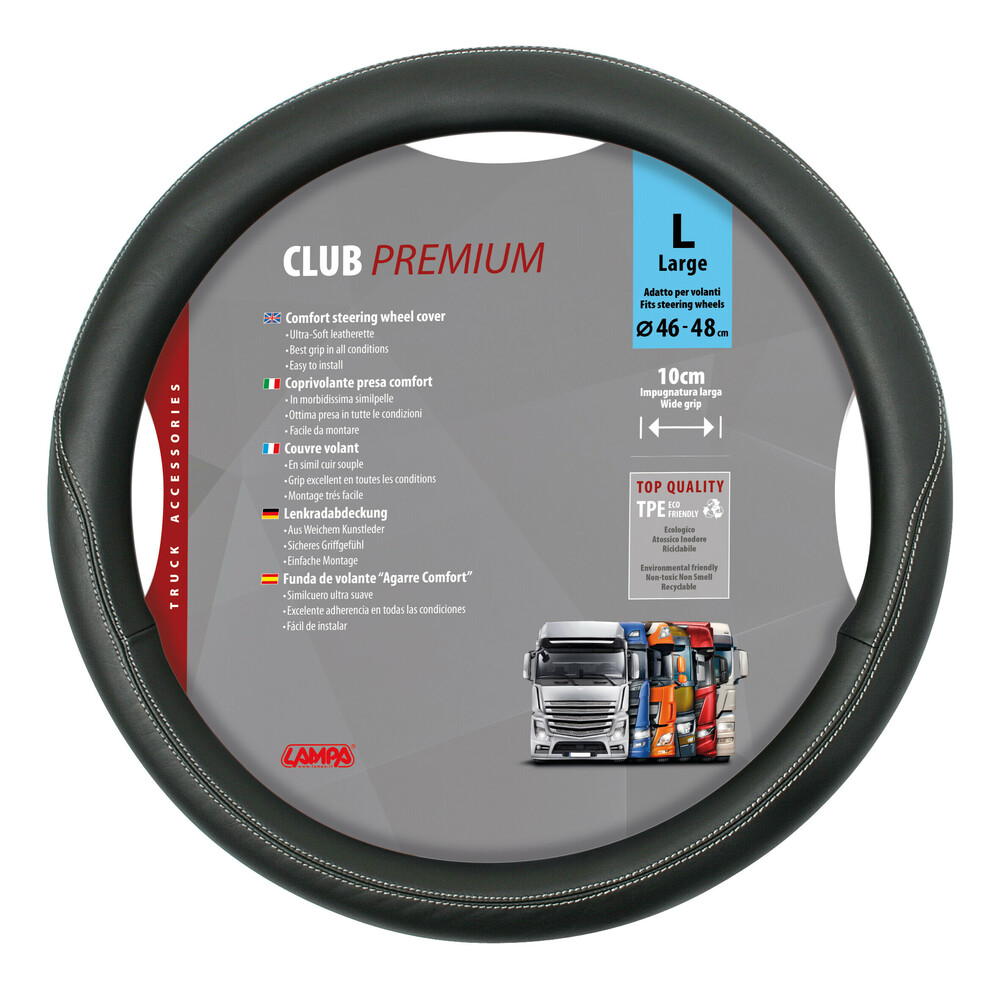 Βλησαρούλης Car Center - ΚΑΛΥΜΜΑ ΤΙΜΟΝΙΟΥ ΦΟΡΤΗΓΟΥ CLUB 46/48cm (L) ΜΑΥΡΟ ΟΙΚΟΛΟΓΙΚΟ ΚΑΙ ΑΟΣΜΟ
