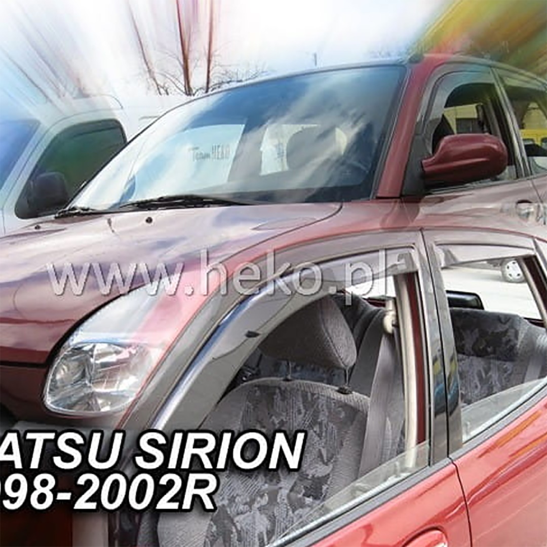 Βλησαρούλης Car Center - ΑΝΕΜΟΘΡΑΥΣΤΕΣ ΓΙΑ DAIHATSU SIRION 5D 1998-2005 ΖΕΥΓΑΡΙ ΑΠΟ ΕΥΚΑΜΠΤΟ ΦΙΜΕ ΠΛΑΣΤΙΚΟ HEKO - 2 ΤΕΜ.