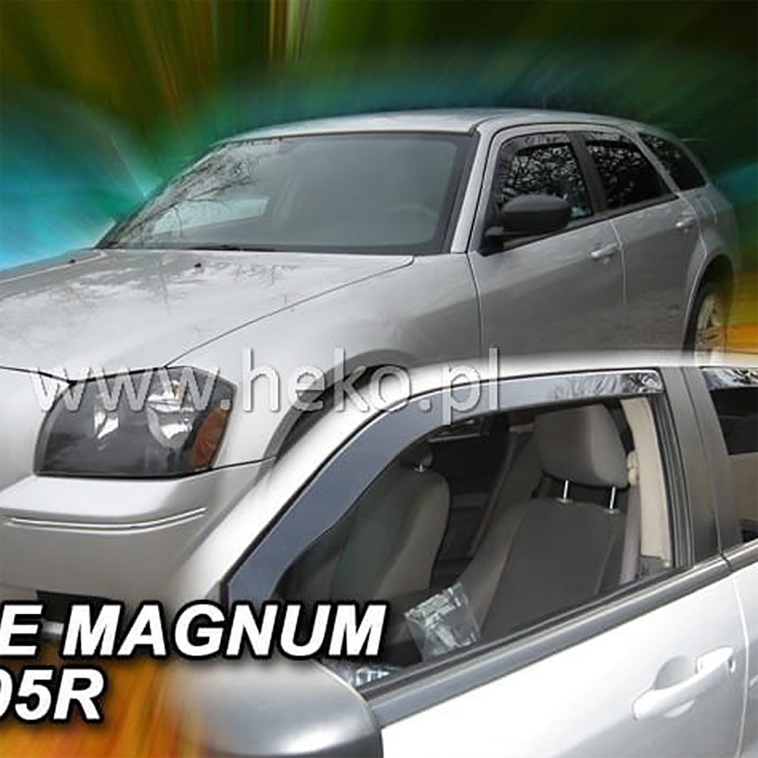 Βλησαρούλης Car Center - ΑΝΕΜΟΘΡΑΥΣΤΕΣ ΓΙΑ DODGE MAGNUM 5D 2005-2008 ΖΕΥΓΑΡΙ ΑΠΟ ΕΥΚΑΜΠΤΟ ΦΙΜΕ ΠΛΑΣΤΙΚΟ HEKO - 2 ΤΕΜ.