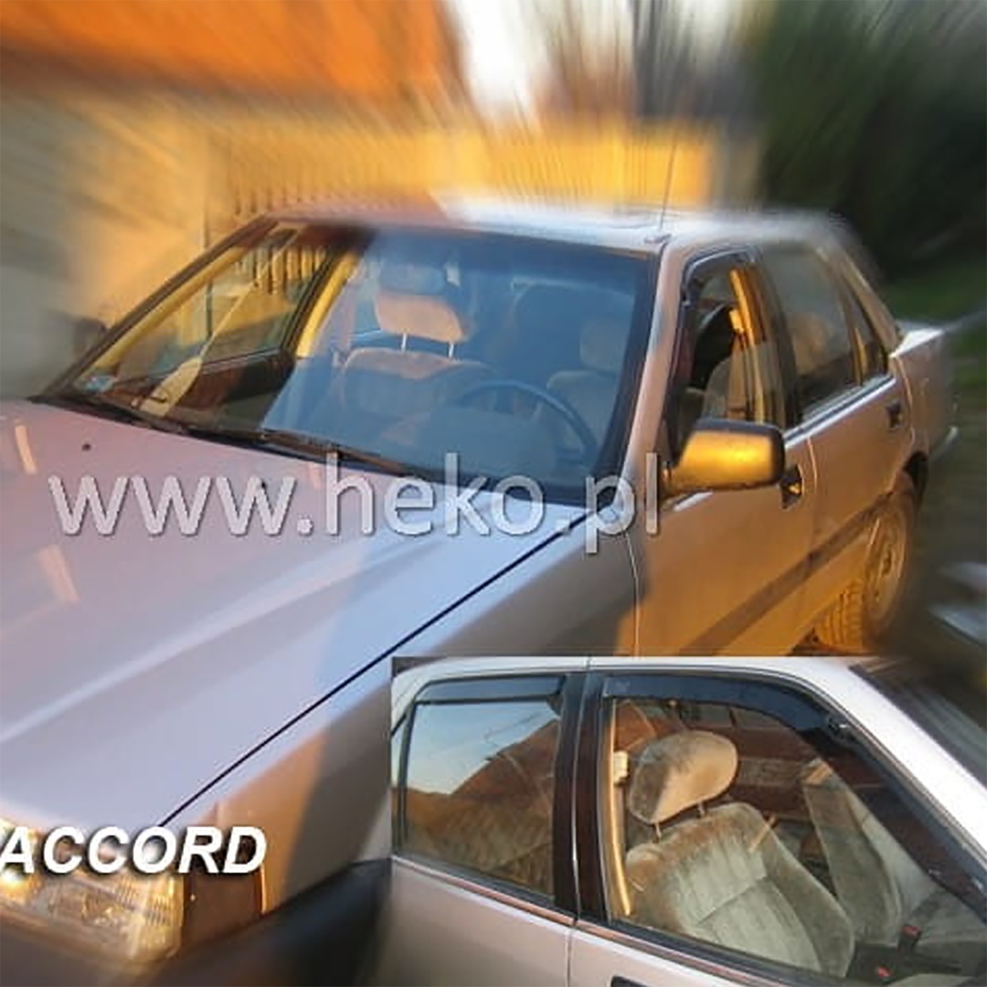 Βλησαρούλης Car Center - ΑΝΕΜΟΘΡΑΥΣΤΕΣ ΓΙΑ HONDA ACCORD 3 CA 4D SEDAN 1986-1988 ΖΕΥΓΑΡΙ ΑΠΟ ΕΥΚΑΜΠΤΟ ΦΙΜΕ ΠΛΑΣΤΙΚΟ HEKO - 2 ΤΕΜ.