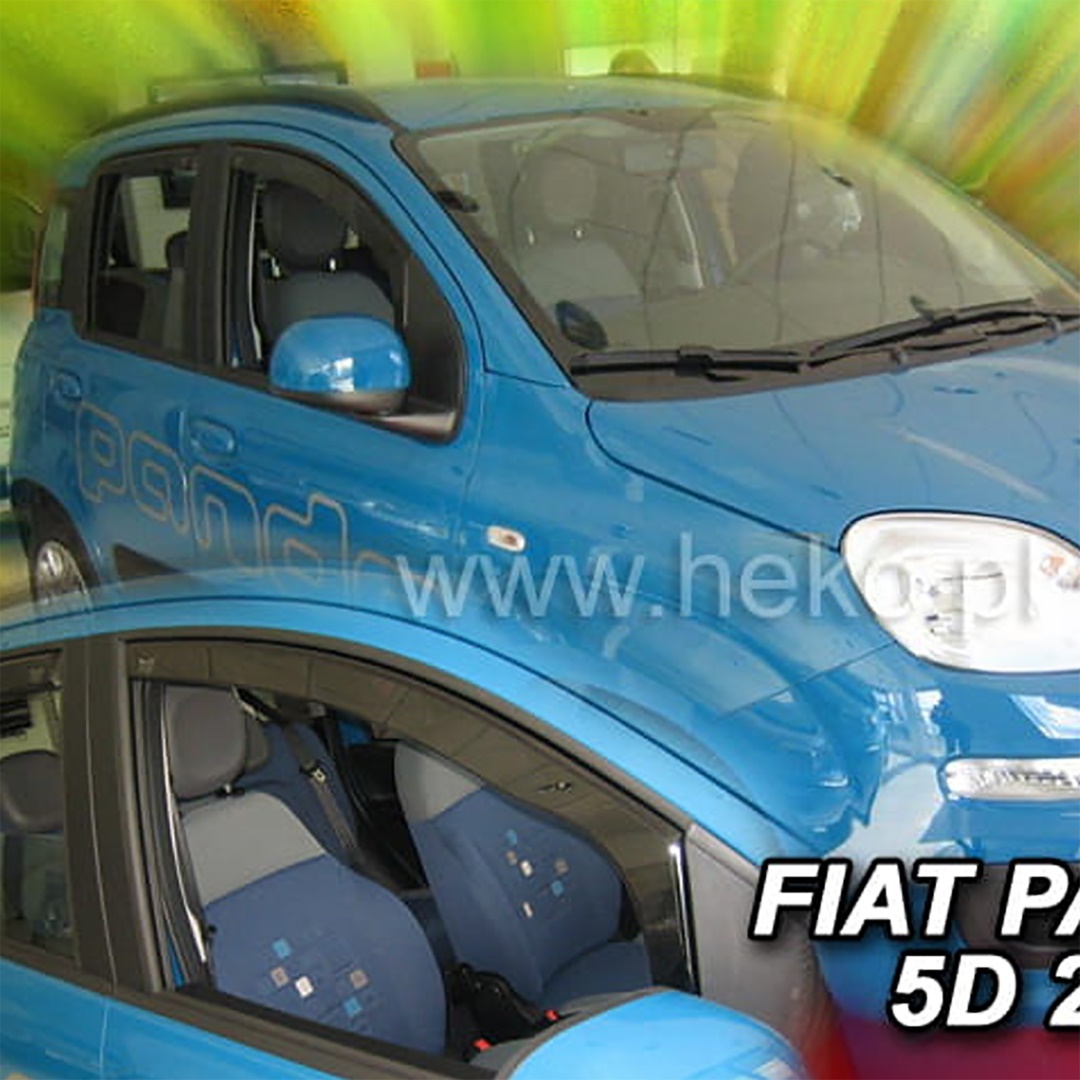 Βλησαρούλης Car Center - ΑΝΕΜΟΘΡΑΥΣΤΕΣ ΓΙΑ FIAT PANDA 5D 2012+ ΖΕΥΓΑΡΙ ΑΠΟ ΕΥΚΑΜΠΤΟ ΦΙΜΕ ΠΛΑΣΤΙΚΟ HEKO - 2 ΤΕΜ.