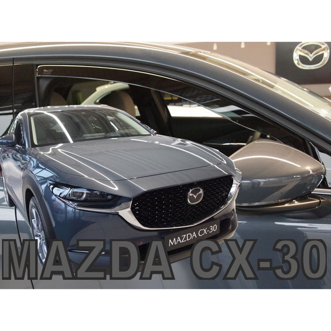 Βλησαρούλης Car Center - ΑΝΕΜΟΘΡΑΥΣΤΕΣ ΓΙΑ MAZDA CX-30 5D 2019+  ΖΕΥΓΑΡΙ ΑΠΟ ΕΥΚΑΜΠΤΟ ΦΙΜΕ ΠΛΑΣΤΙΚΟ HEKO - 2 ΤΕΜ.