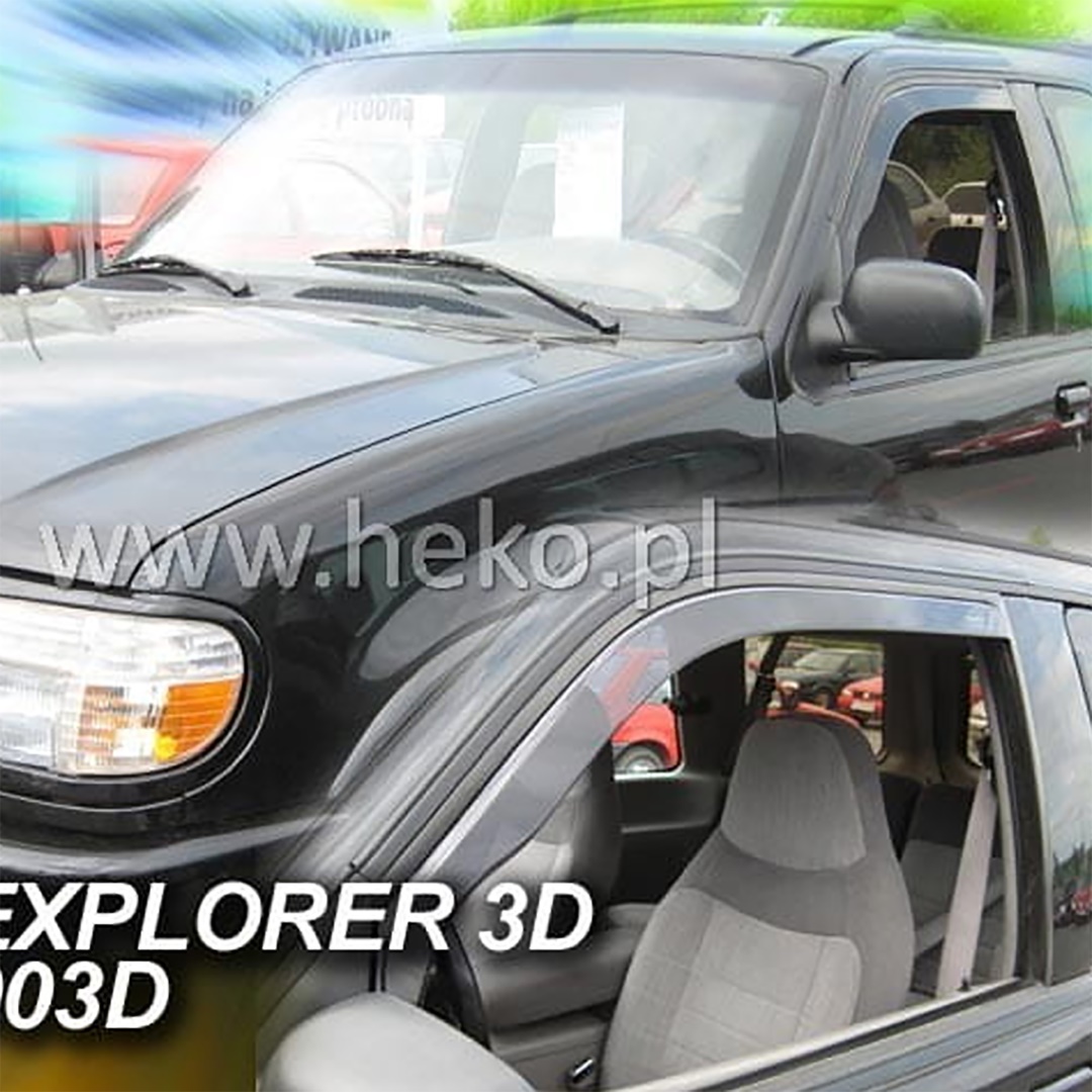 Βλησαρούλης Car Center - ΑΝΕΜΟΘΡΑΥΣΤΕΣ ΓΙΑ FORD EXPLORER 2 3D 1995-2003 ΖΕΥΓΑΡΙ ΑΠΟ ΕΥΚΑΜΠΤΟ ΦΙΜΕ ΠΛΑΣΤΙΚΟ HEKO - 2 ΤΕΜ.