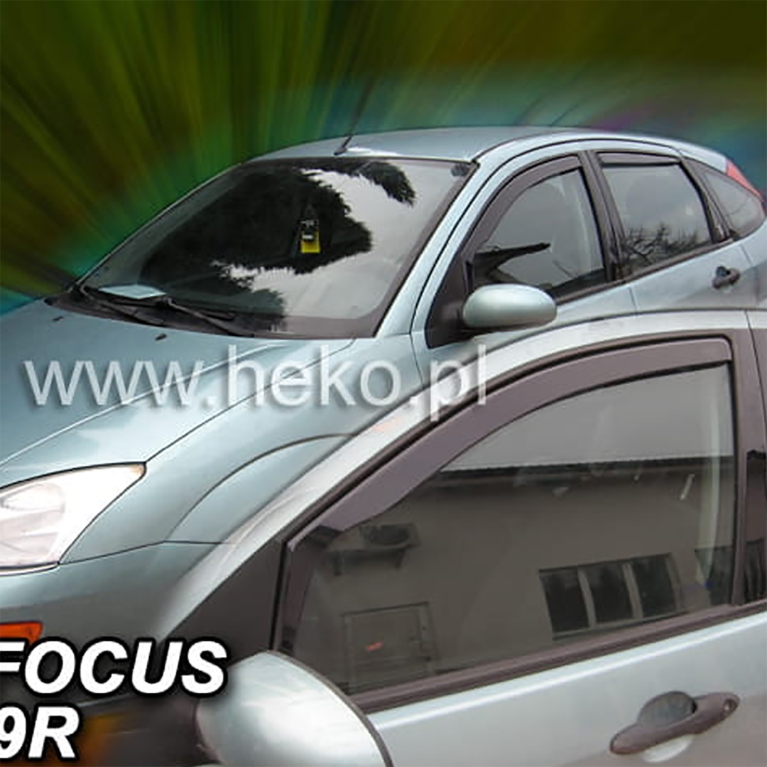 Βλησαρούλης Car Center - ΑΝΕΜΟΘΡΑΥΣΤΕΣ ΓΙΑ FORD FOCUS MK1 4D/5D 1998-2005 ΖΕΥΓΑΡΙ ΑΠΟ ΕΥΚΑΜΠΤΟ ΦΙΜΕ ΠΛΑΣΤΙΚΟ HEKO - 2 ΤΕΜ.