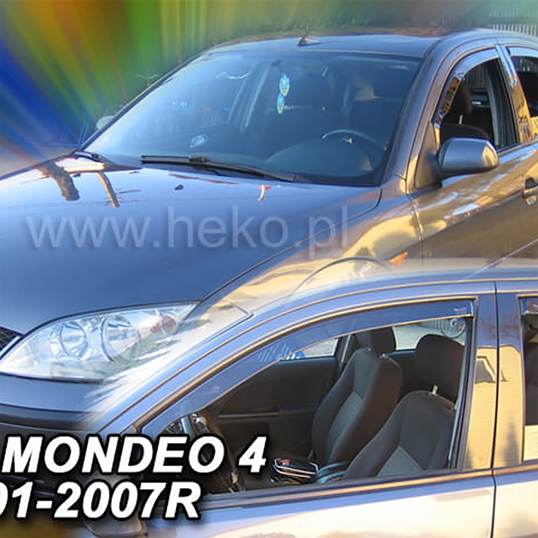 Βλησαρούλης Car Center - ΑΝΕΜΟΘΡΑΥΣΤΕΣ ΓΙΑ FORD MONDEO MK3 4D 2001-2007 ΖΕΥΓΑΡΙ ΑΠΟ ΕΥΚΑΜΠΤΟ ΦΙΜΕ ΠΛΑΣΤΙΚΟ HEKO - 2 ΤΕΜ.