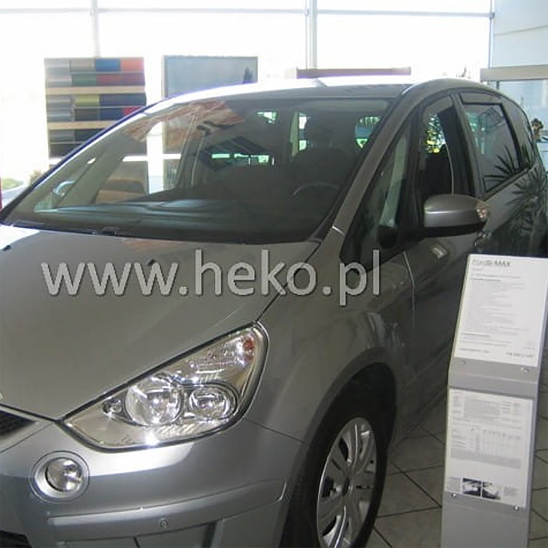 Βλησαρούλης Car Center - ΑΝΕΜΟΘΡΑΥΣΤΕΣ ΓΙΑ FORD S-MAX 5D 2006-2010 ΖΕΥΓΑΡΙ ΑΠΟ ΕΥΚΑΜΠΤΟ ΦΙΜΕ ΠΛΑΣΤΙΚΟ HEKO - 2 ΤΕΜ.