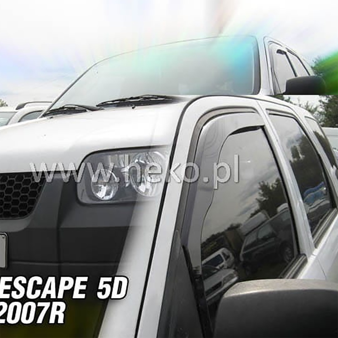 Βλησαρούλης Car Center - ΑΝΕΜΟΘΡΑΥΣΤΕΣ ΓΙΑ FORD ESCAPE 2000-2007 / MAVERICK XLT 2000-2007 / MAZDA TRIBUTE 5D 2001-2007 ΖΕΥΓΑΡΙ ΑΠΟ ΕΥΚΑΜΠΤΟ ΦΙΜΕ ΠΛΑΣΤΙΚΟ HEKO - 2 ΤΕΜ.