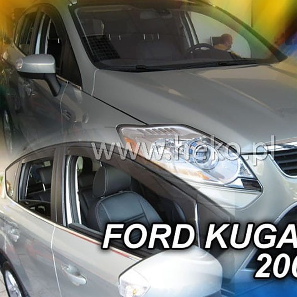 Βλησαρούλης Car Center - ΑΝΕΜΟΘΡΑΥΣΤΕΣ ΓΙΑ FORD KUGA 5D 2008-2013 ΖΕΥΓΑΡΙ ΑΠΟ ΕΥΚΑΜΠΤΟ ΦΙΜΕ ΠΛΑΣΤΙΚΟ HEKO - 2 ΤΕΜ.