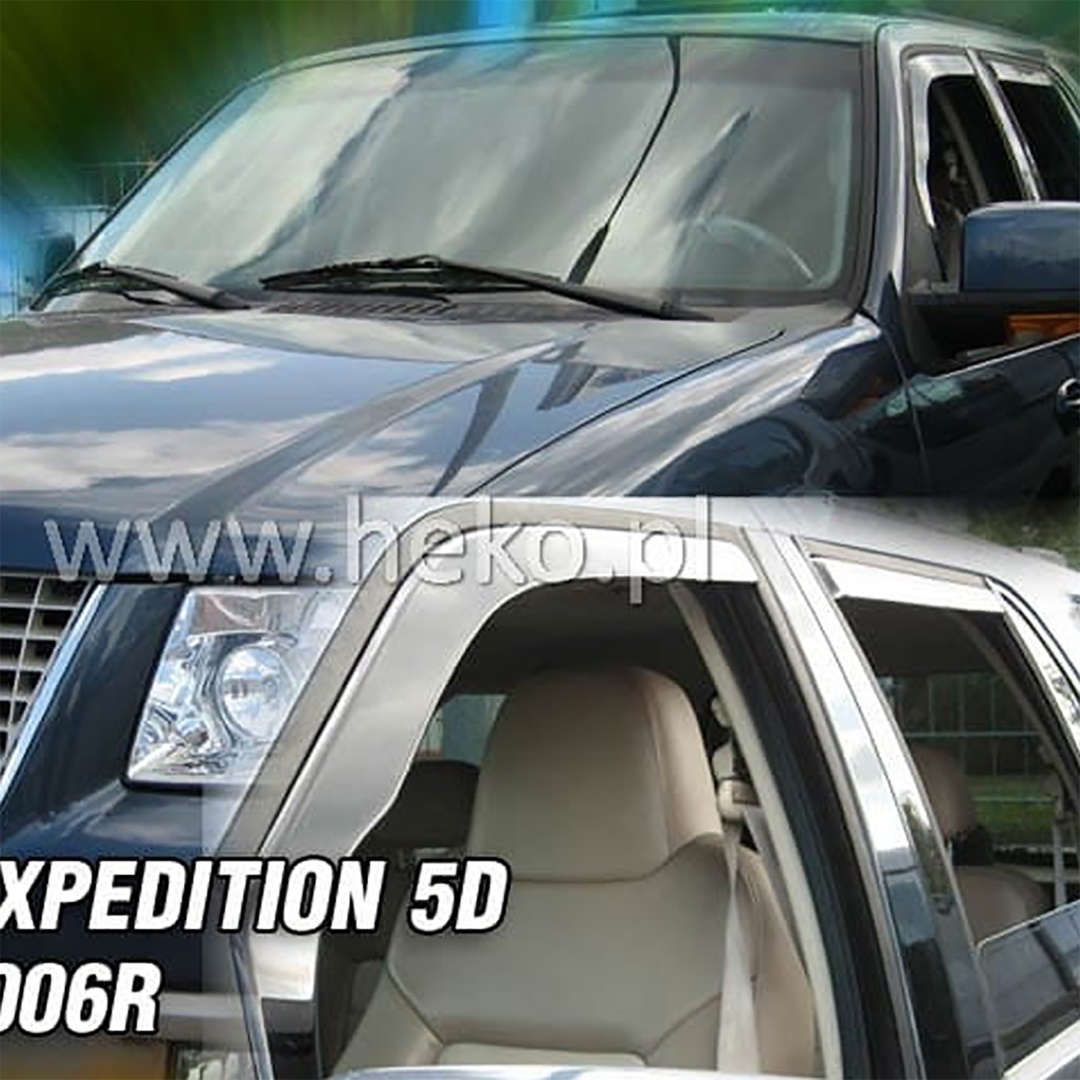 Βλησαρούλης Car Center - ΑΝΕΜΟΘΡΑΥΣΤΕΣ ΓΙΑ FORD EXPEDITION 5D 2003-2006 ΖΕΥΓΑΡΙ ΑΠΟ ΕΥΚΑΜΠΤΟ ΦΙΜΕ ΠΛΑΣΤΙΚΟ HEKO - 2 ΤΕΜ.