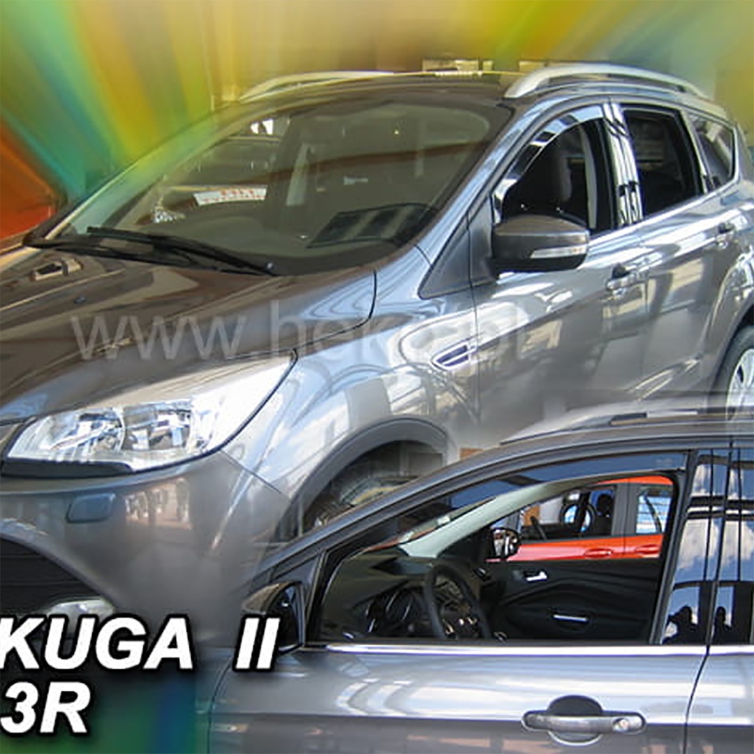 Βλησαρούλης Car Center - ΑΝΕΜΟΘΡΑΥΣΤΕΣ ΓΙΑ FORD KUGA 2 / VIGNALE 5D 2012+ ΖΕΥΓΑΡΙ ΑΠΟ ΕΥΚΑΜΠΤΟ ΦΙΜΕ ΠΛΑΣΤΙΚΟ HEKO - 2 ΤΕΜ.