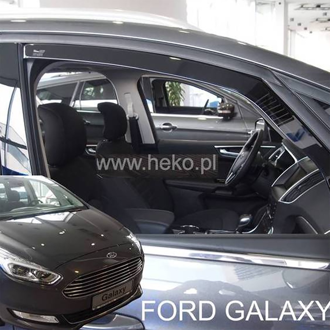 Βλησαρούλης Car Center - ΑΝΕΜΟΘΡΑΥΣΤΕΣ ΓΙΑ FORD GALAXY 3 5D 2015+ ΖΕΥΓΑΡΙ ΑΠΟ ΕΥΚΑΜΠΤΟ ΦΙΜΕ ΠΛΑΣΤΙΚΟ HEKO - 2 ΤΕΜ.