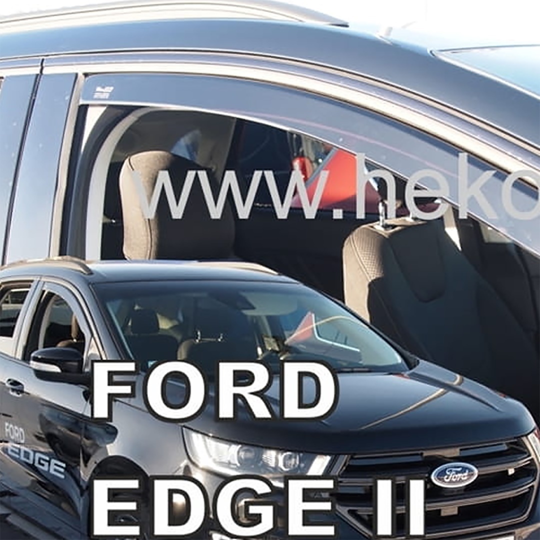 Βλησαρούλης Car Center - ΑΝΕΜΟΘΡΑΥΣΤΕΣ ΓΙΑ FORD EDGE 5D 2016+ ΖΕΥΓΑΡΙ ΑΠΟ ΕΥΚΑΜΠΤΟ ΦΙΜΕ ΠΛΑΣΤΙΚΟ HEKO - 2 ΤΕΜ.